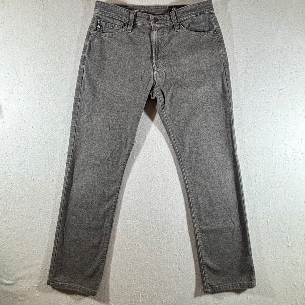 AG Adriano Goldschmied Everett Slim Straight Gray Jeans 30x34 1794NOTAITE 34